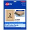 Avery Kraft Brown Index Cards, 3" x 5" Rectangle Rounded Corners